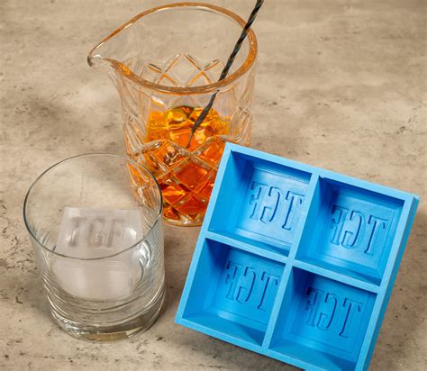 personalized ice cube trays.